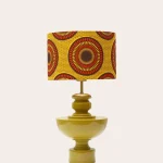90's Sun Flower El Yapımı Ahşap Abajur