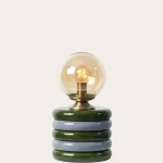Grey & Green Masa Lambası – Lumos Series