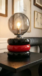Red & Black Masa Lambası – Lumos Series - Görsel 3