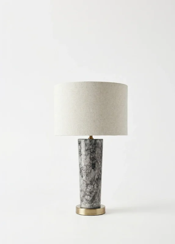 grey grace seramik abajur